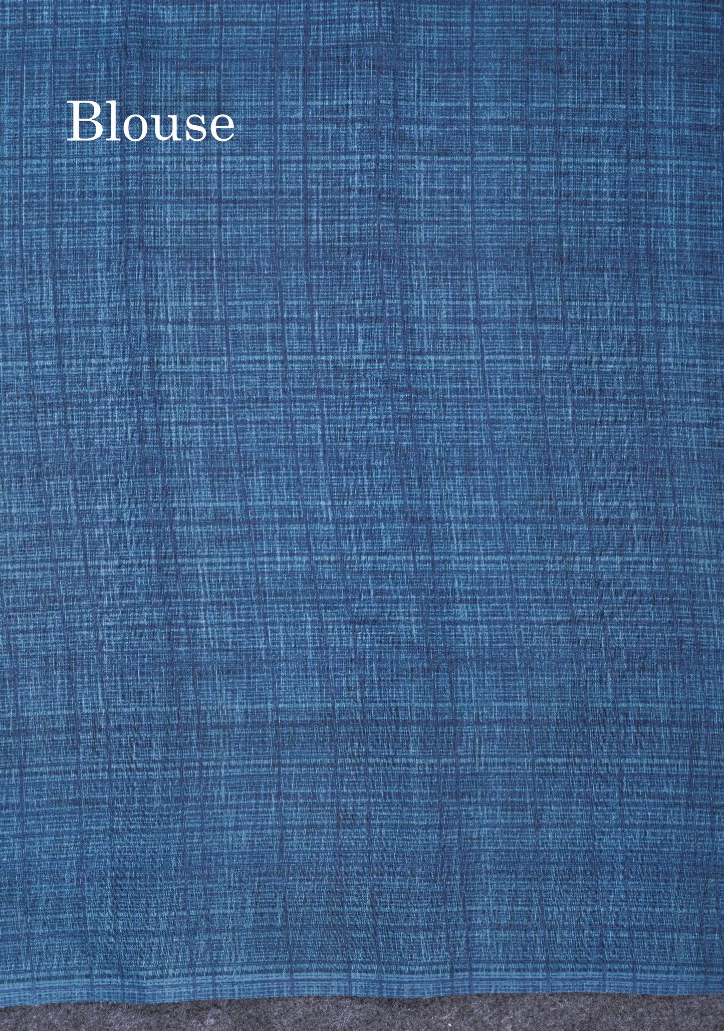 Ramar Blue Semi Tussar Fancy Saree With Contrast Black Border