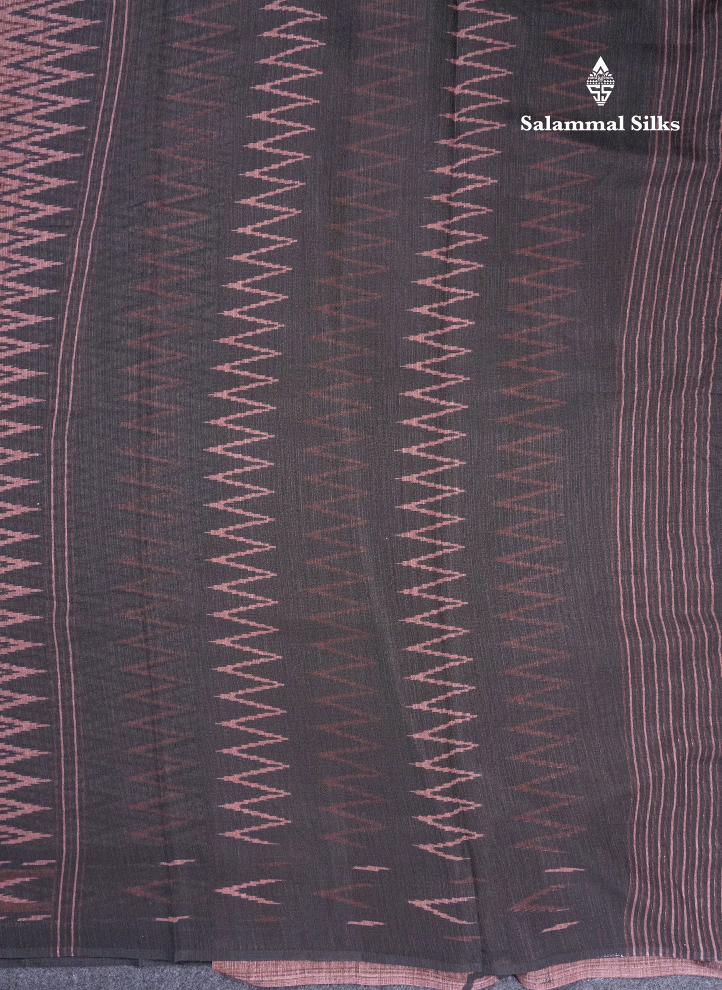 Ramar Blue Semi Tussar Fancy Saree With Contrast Black Border