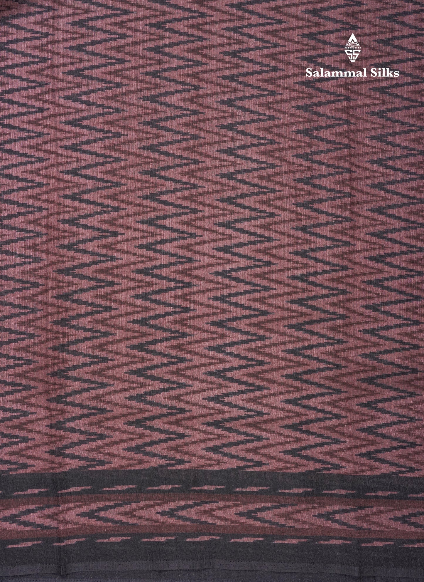 Ramar Blue Semi Tussar Fancy Saree With Contrast Black Border