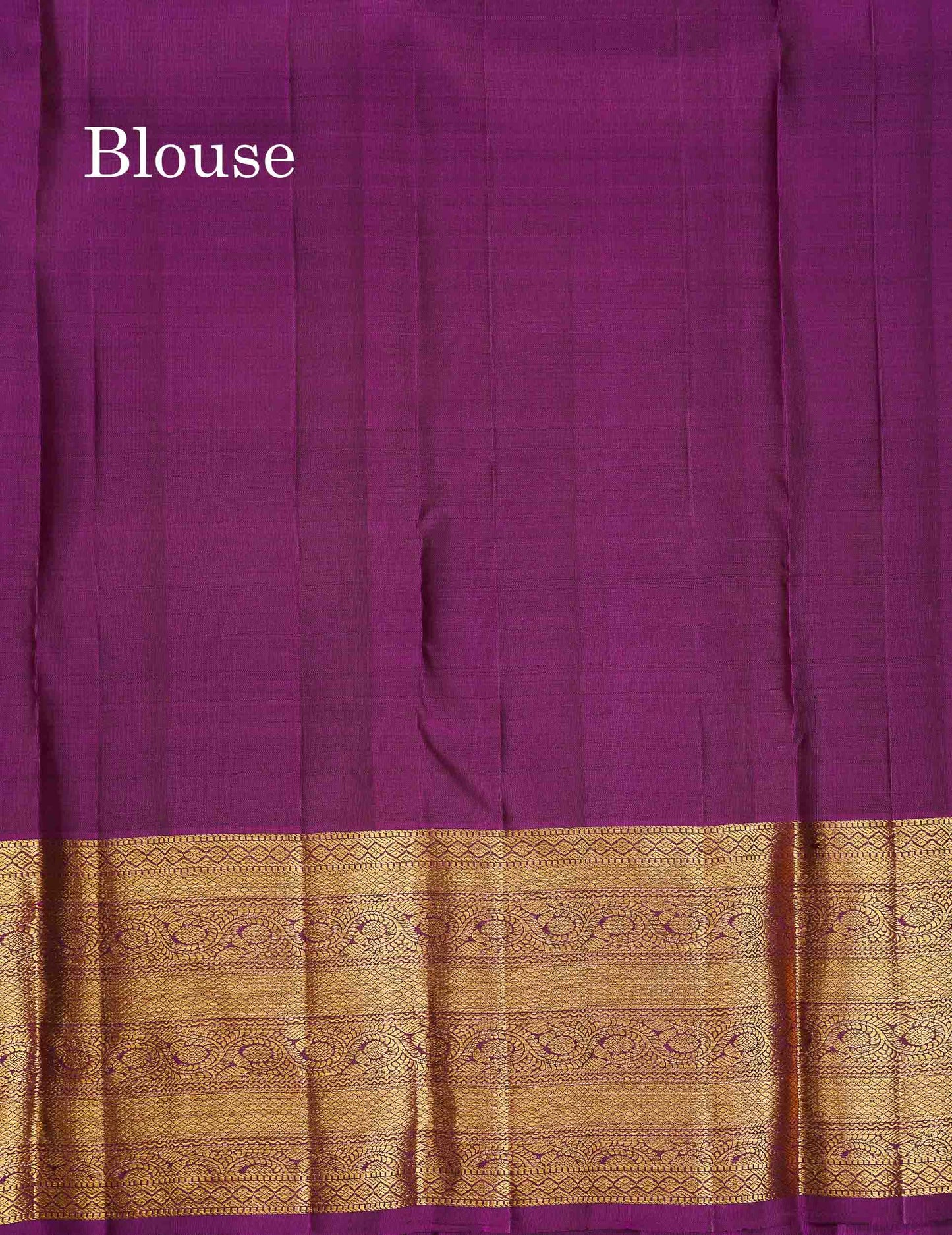 Pure Kanjivaram Silk Saree - Olive Mustard Yellow Colour Body Butta With Contrast Dark purple Traditional Border
