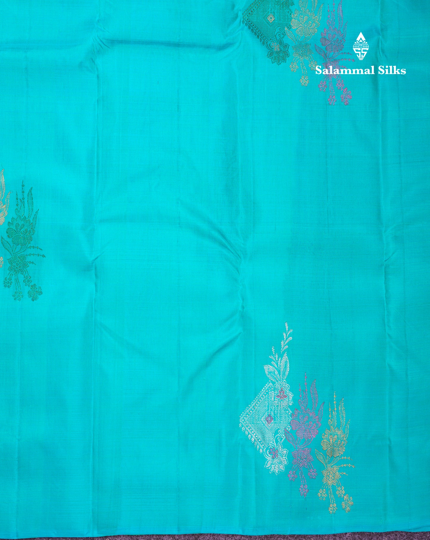 Beautiful Sapphire Blue Fancy Pure Kanjivaram Silk Saree With Contrast Pink Blouse