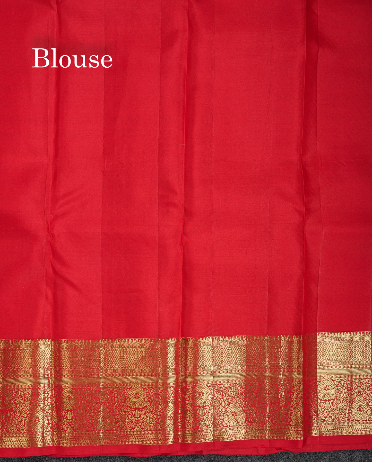 Beautiful Dark Peach Bridal Pure Kanjivaram Silk Saree With Contrast Chilly Red Traditional Border