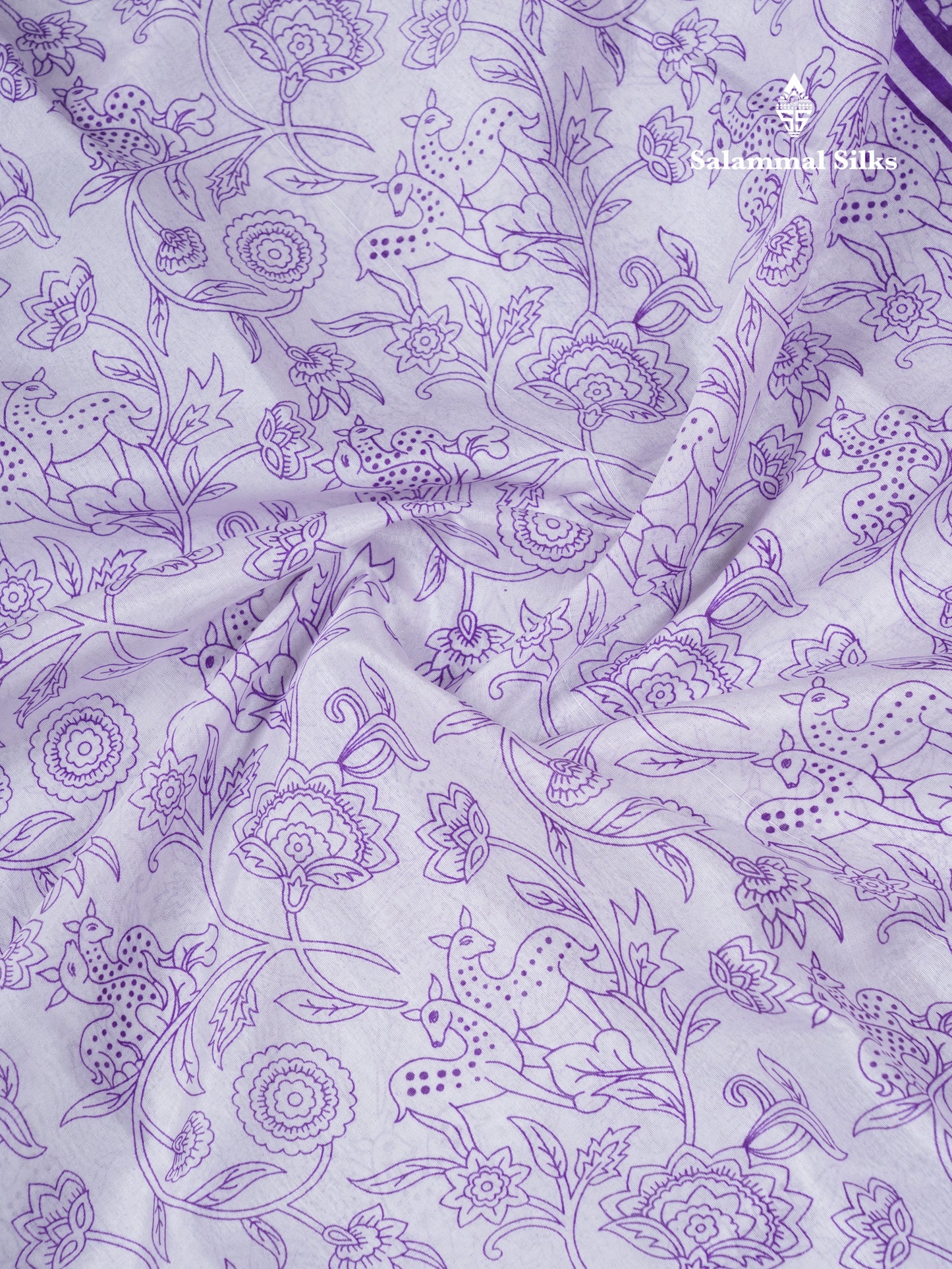 Beautiful White Printed Mahu Silk Fancy Saree With Contrast Chilly Red Border