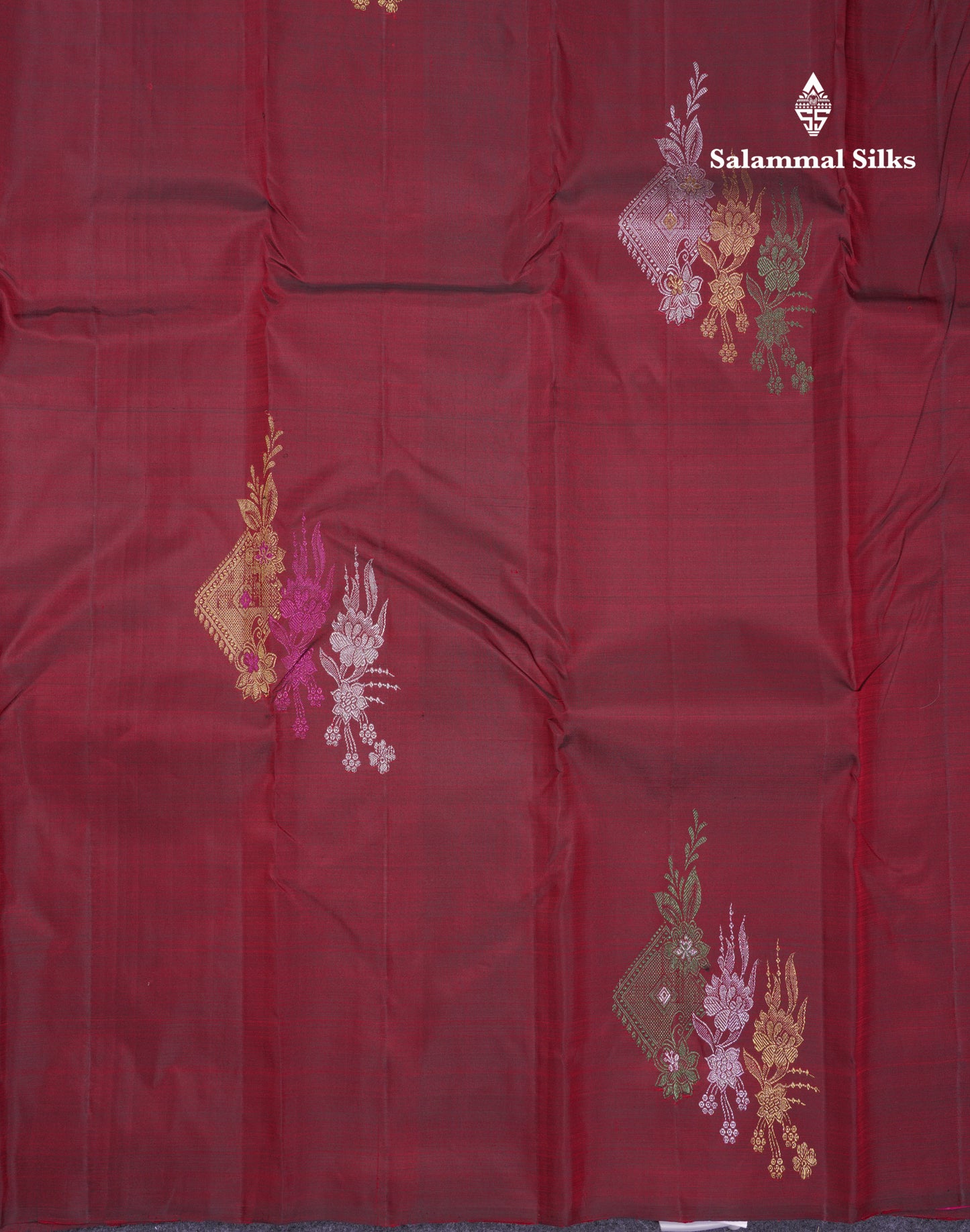 Beautiful Sapphire Blue Fancy Pure Kanjivaram Silk Saree With Contrast Pink Blouse