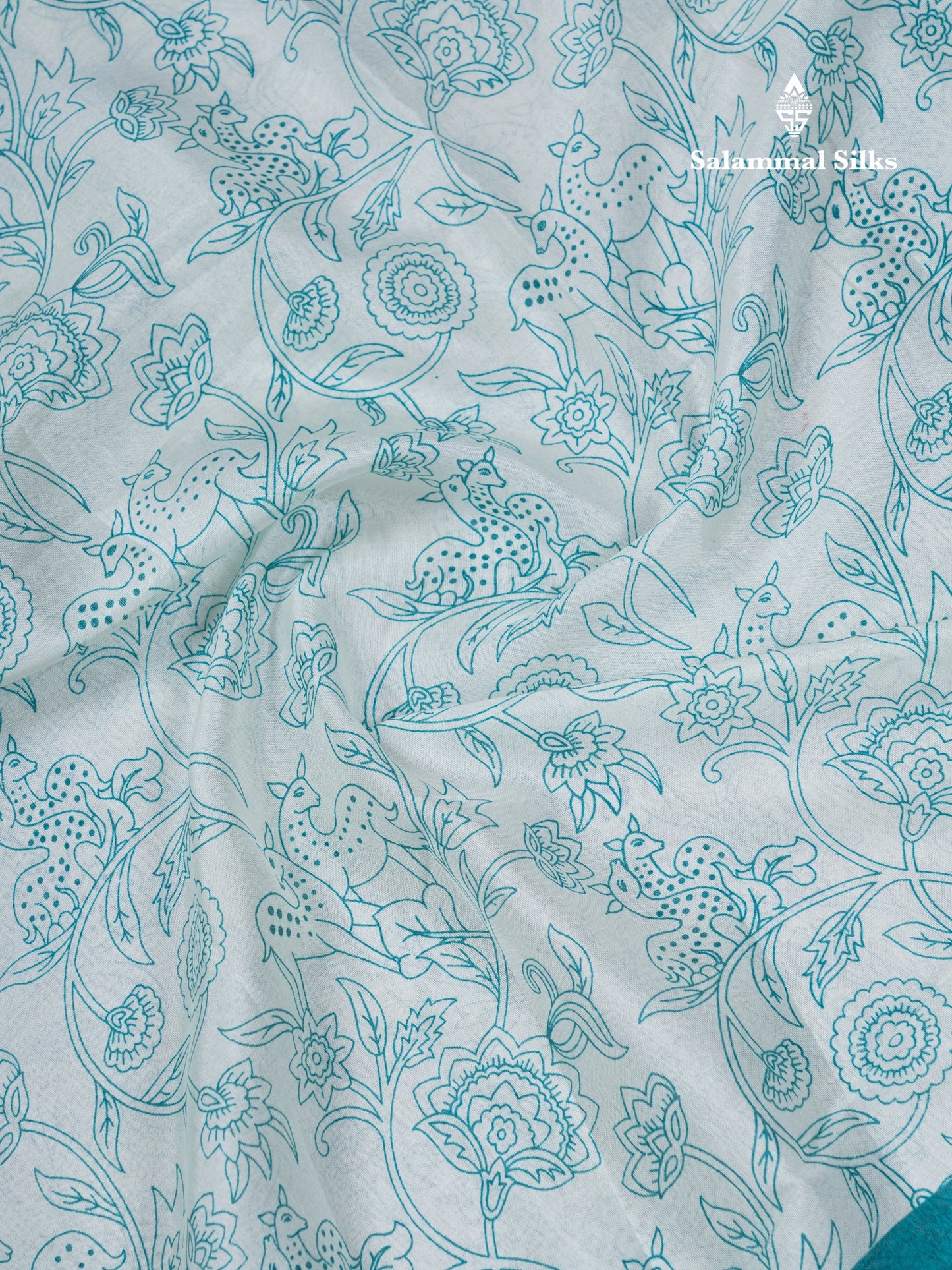 Beautiful White Printed Mahu Silk Fancy Saree With Contrast Chilly Red Border