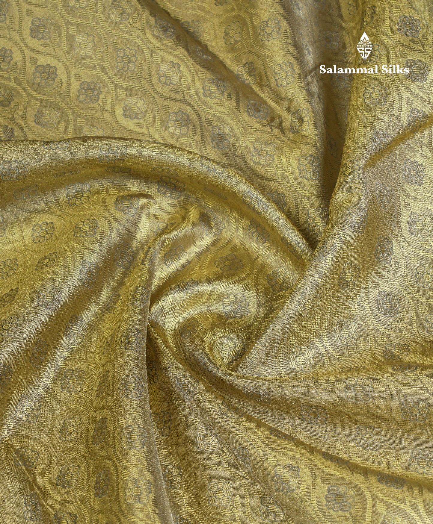 Beautiful Gold Tissue Bridal Pure Kanjivaram Silk Saree With Contrast Light Grey Traditional Evening Morning Border