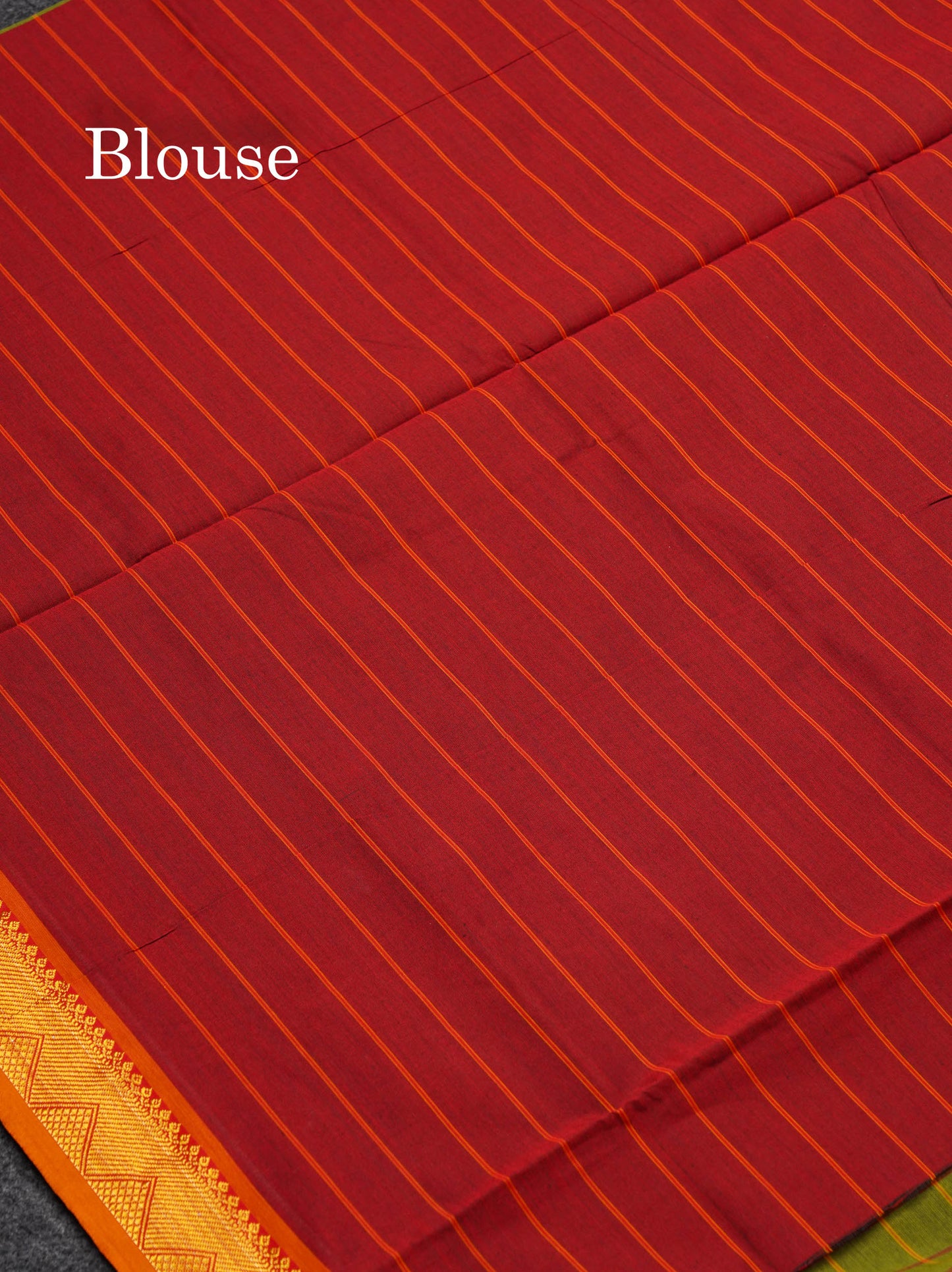 Beautiful Violet Thread Checks Semi Silk Cotton Saree With Mustard Yellow Traditional Small Border