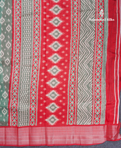 Beautiful Manthulir Yellow Mixed Cotton Saree With Contrast Pink Tissue Border