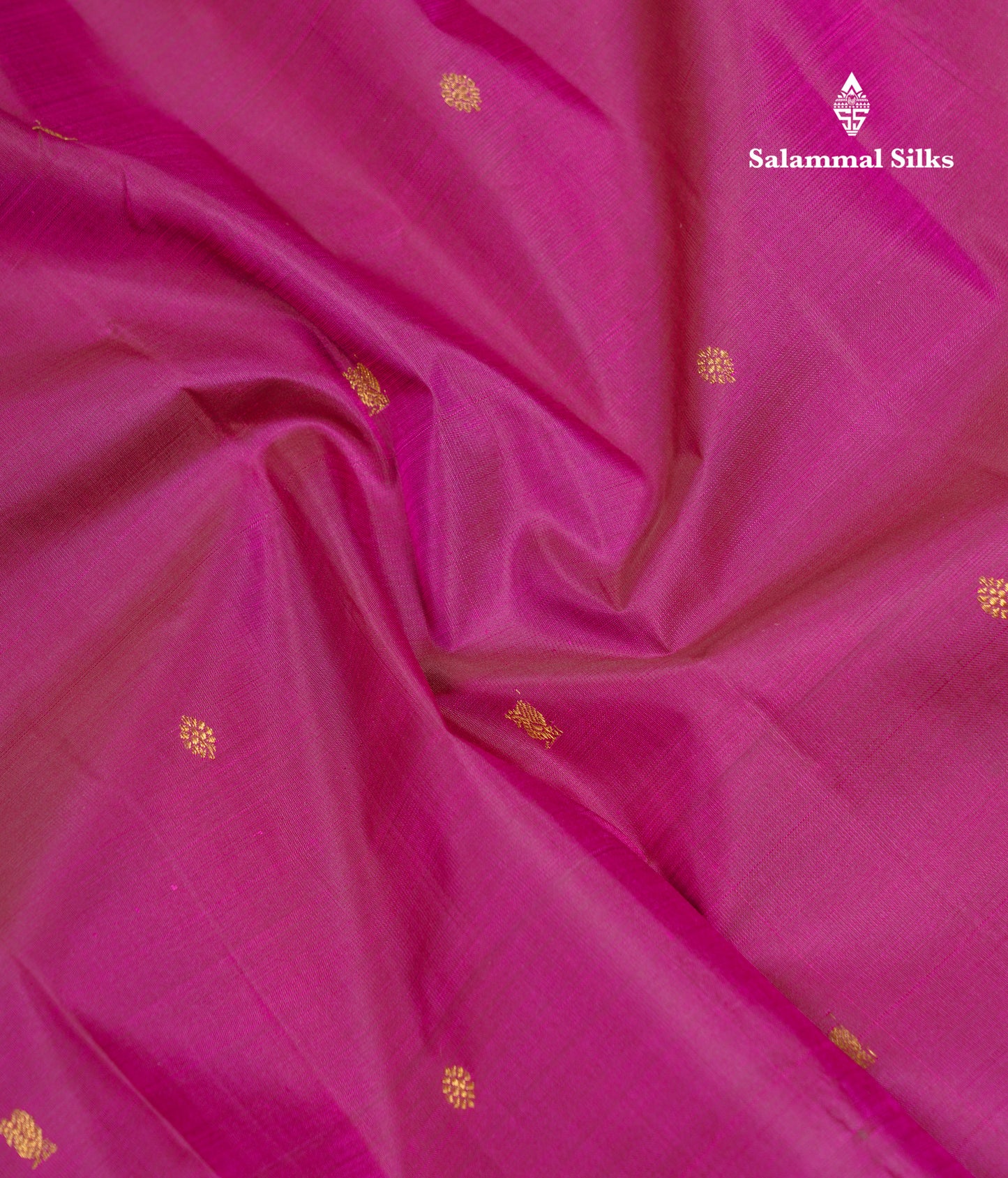 Beautiful Magenta Pure Kanjivaram Silk Saree With Contrast Pink Traditional Evening Morning Border