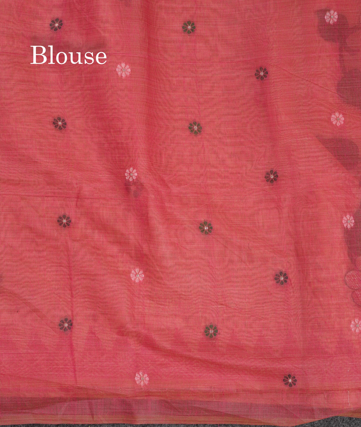 Beautiful Cream Sandal Menakari Work Muga Cotton Saree With Contrast Pink Blouse
