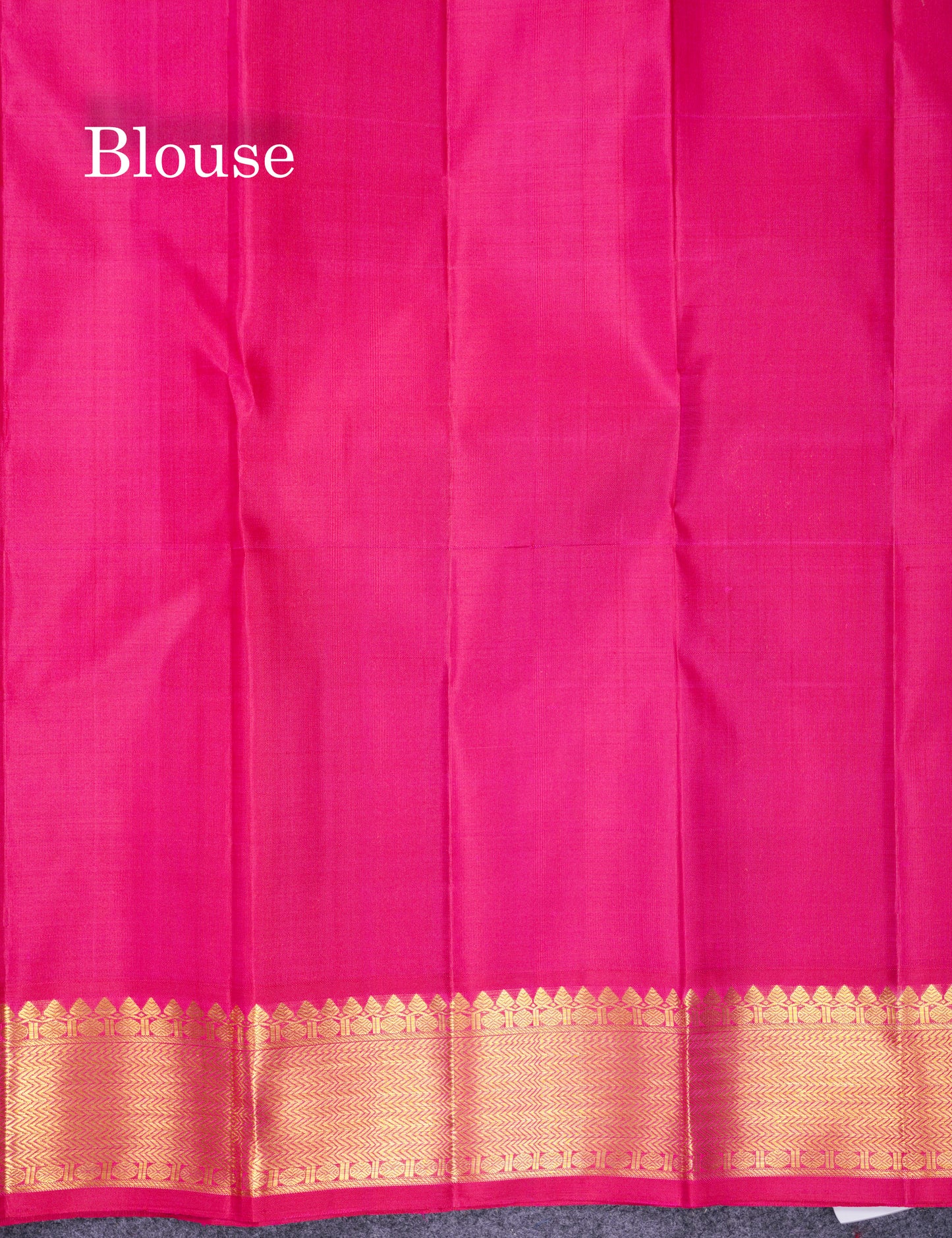 Beautiful Paalum Pazham Checks Pure Kanjivaram Silk Saree With Traditional Border