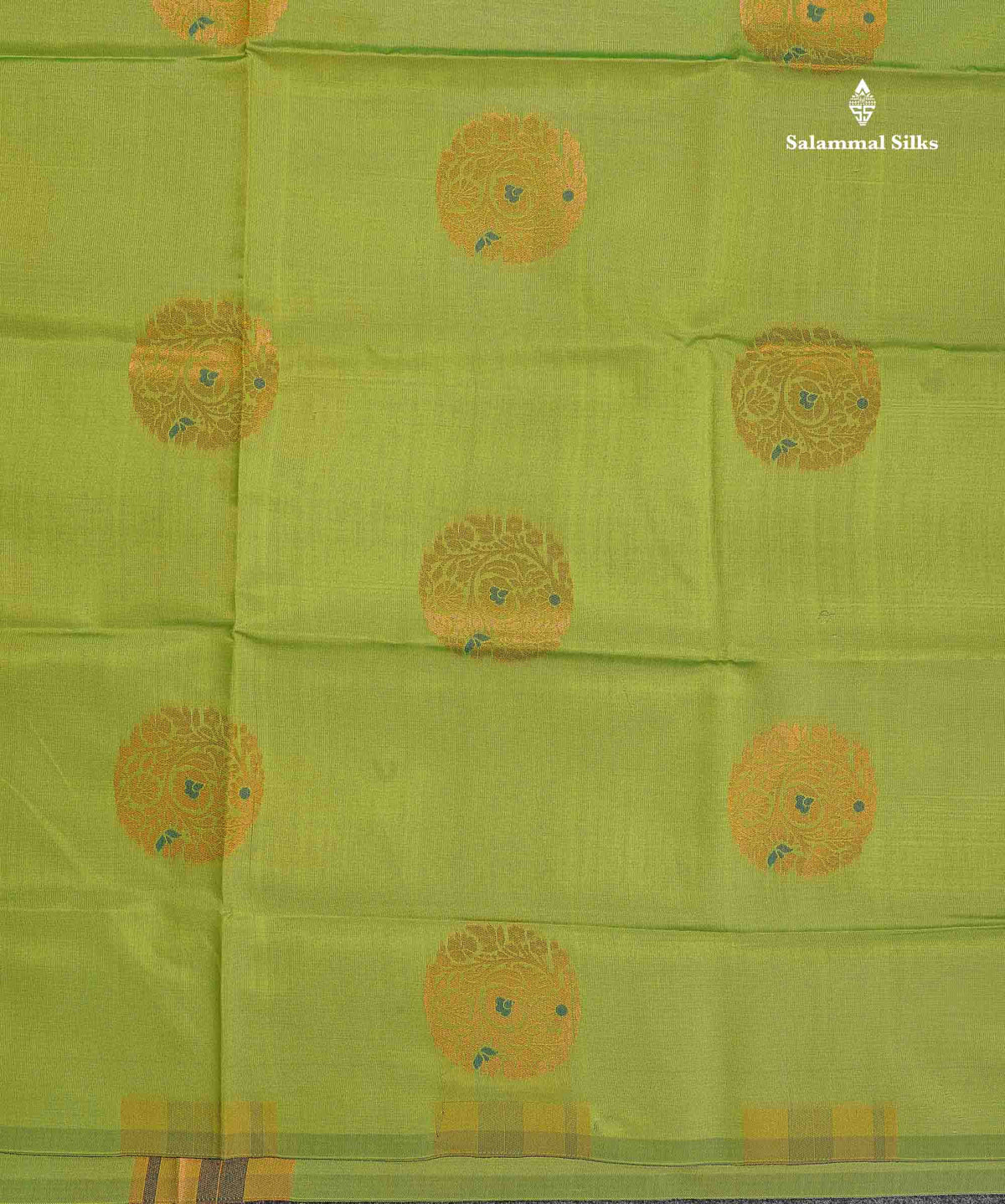 Semi Soft Silk Saree - Navy Blue Colour Body With Contrast Bottle Green Blouse