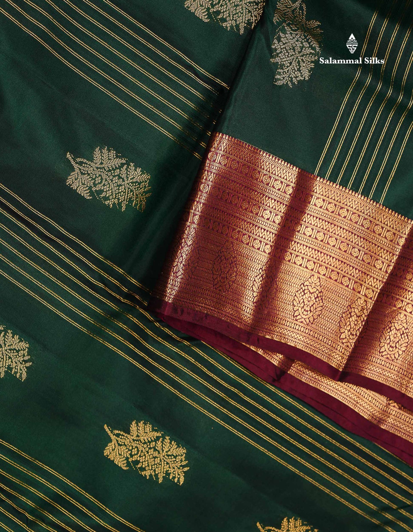 Beautiful Mango Yellow Zari Lines With Butta PureMix Silk Saree With Contrast Pink Traditional Border