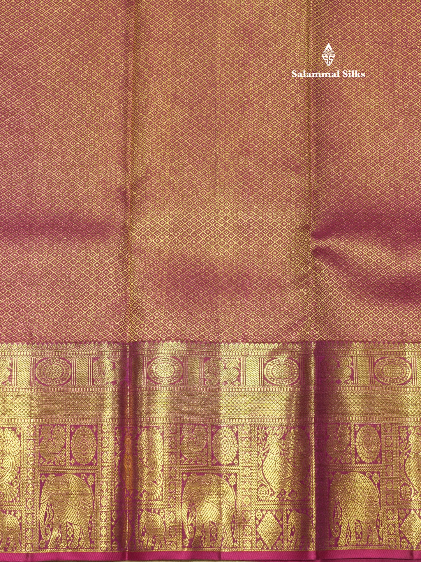Kanjivaram Beautiful Sea Blue Pure Silk Saree With Contrast Magenta Traditional Border