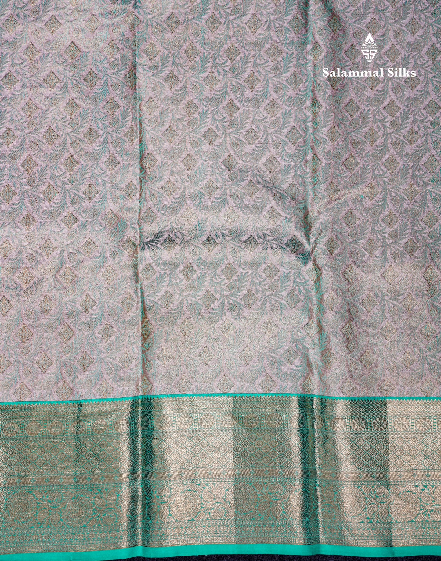 Beautiful Half White Bridal Pure Kanjivaram Silk Saree With Contrast Rexona Traditional Border