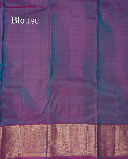Beautiful Mango Yellow Zari Lines With Butta PureMix Silk Saree With Contrast Pink Traditional Border