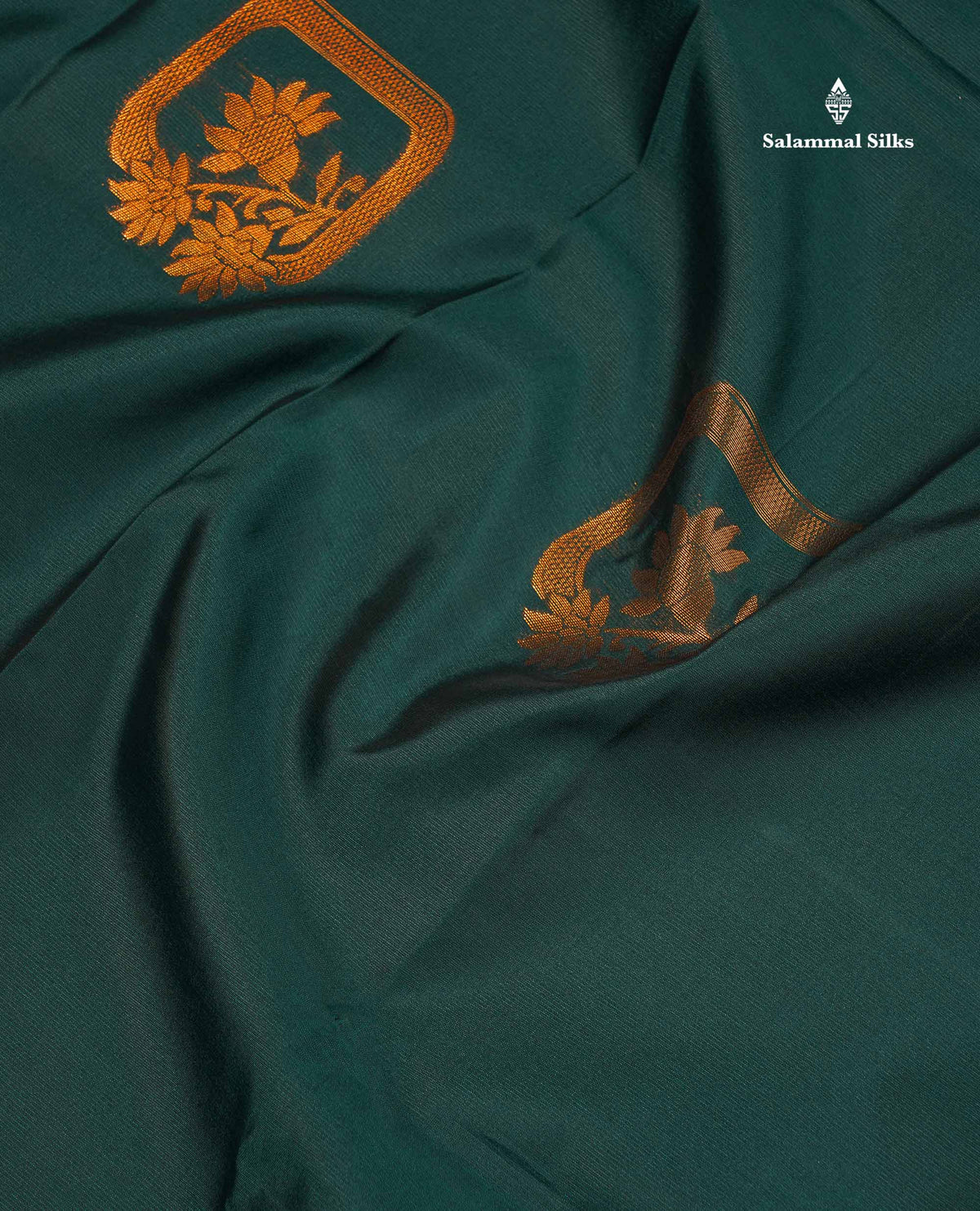 Semi Soft Silk Saree - Maroon Colour Body With Contrast Parrot Green Blouse