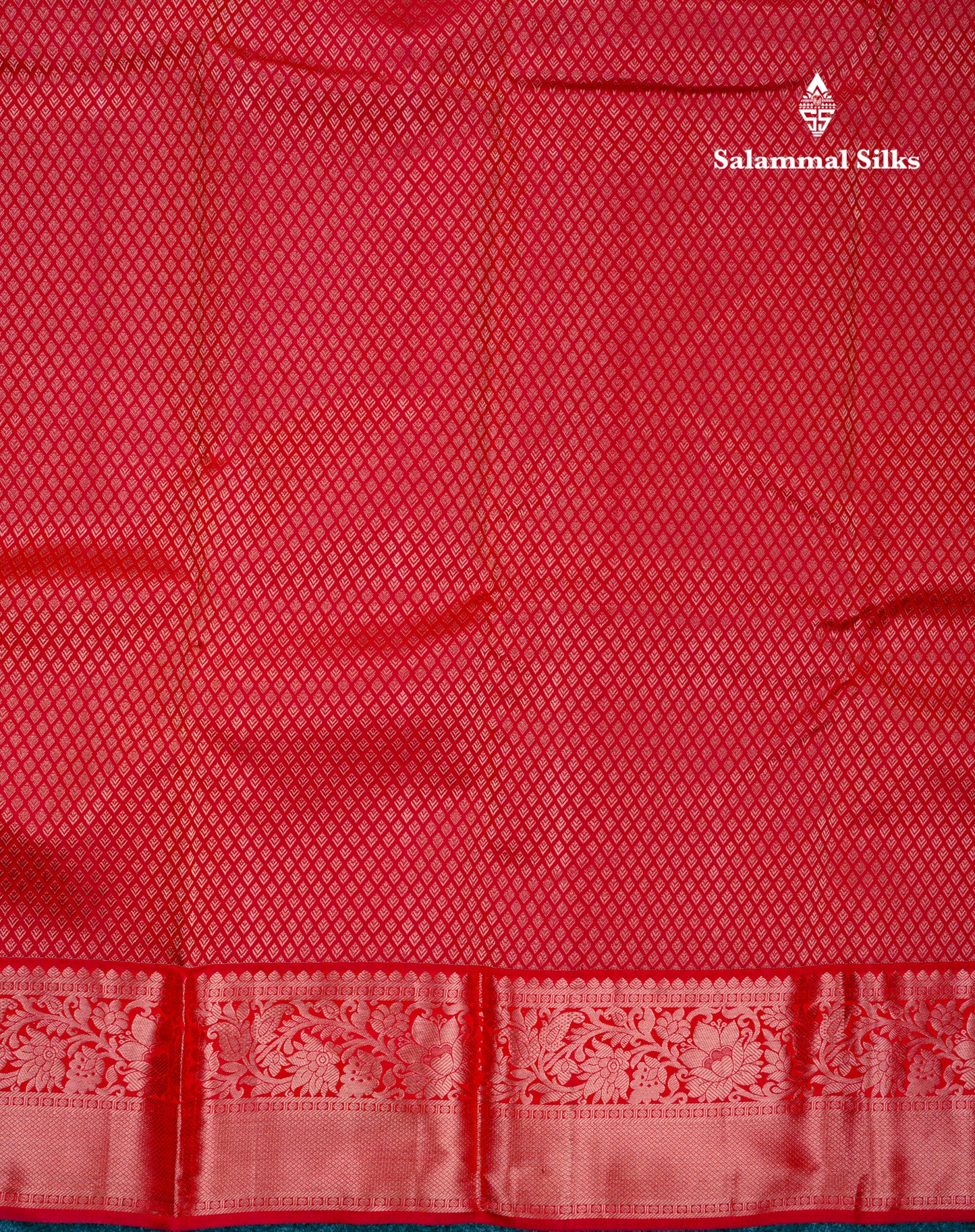 Beautiful Red Bridal Pure Mix Kanjivaram Silk Saree With Traditional Border