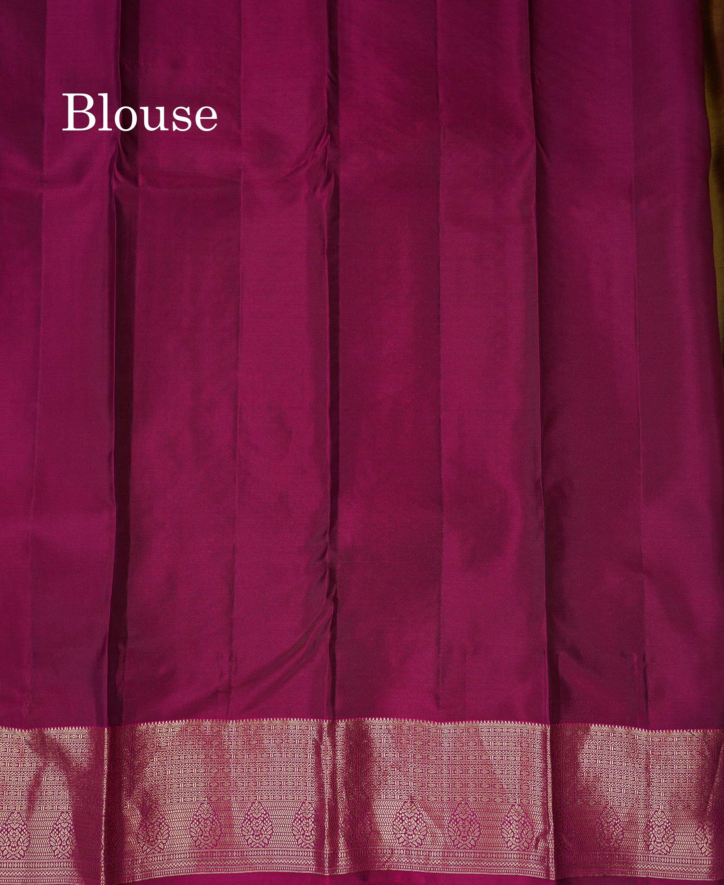 Beautiful Mango Yellow Zari Lines With Butta PureMix Silk Saree With Contrast Pink Traditional Border