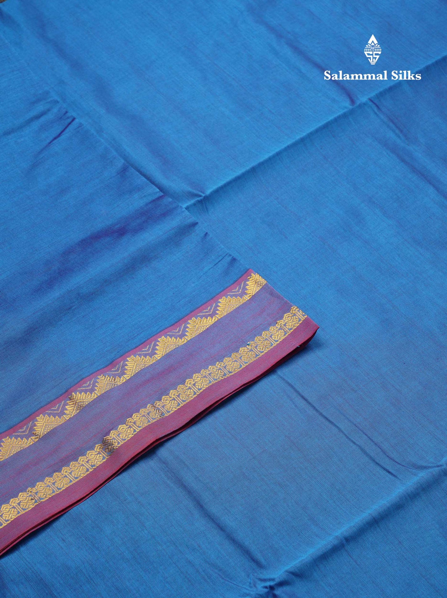 Beautiful Mango Yellow 10 Yards Semi Silk Cotton Saree With Traditional Gap Border