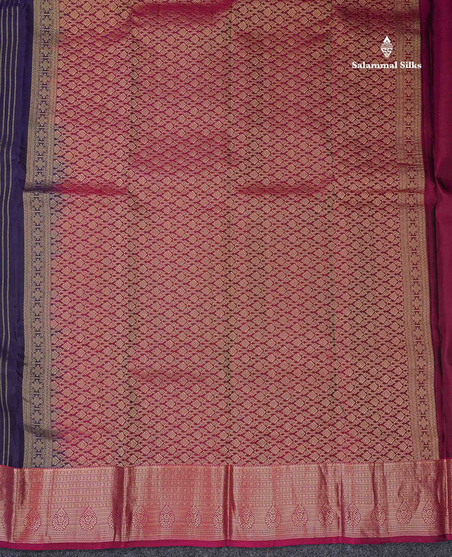 Beautiful Mango Yellow Zari Lines With Butta PureMix Silk Saree With Contrast Pink Traditional Border
