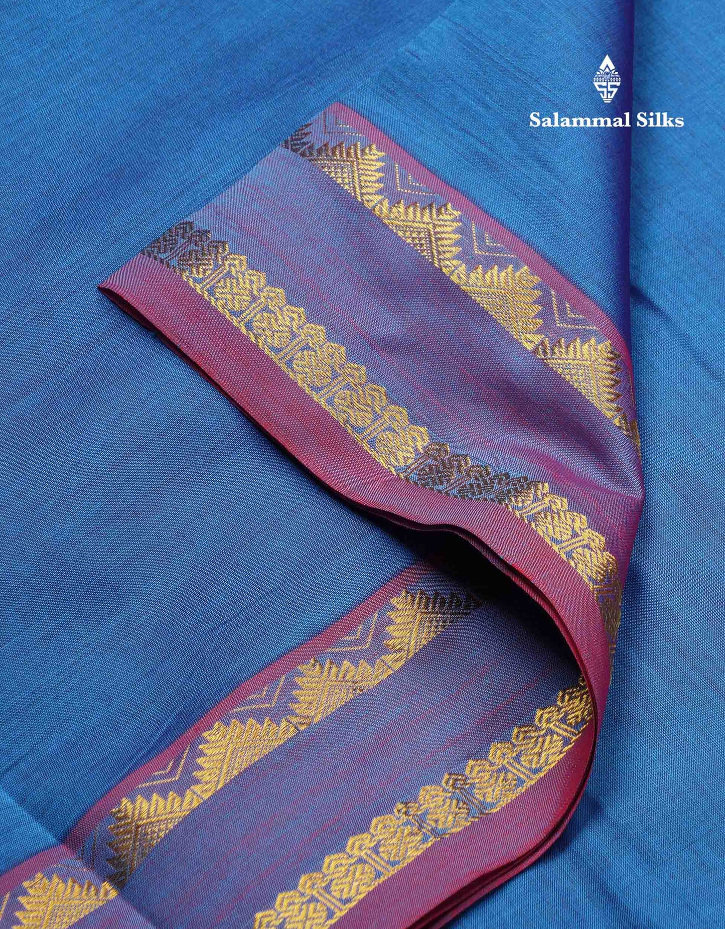 Beautiful Mango Yellow 10 Yards Semi Silk Cotton Saree With Traditional Gap Border