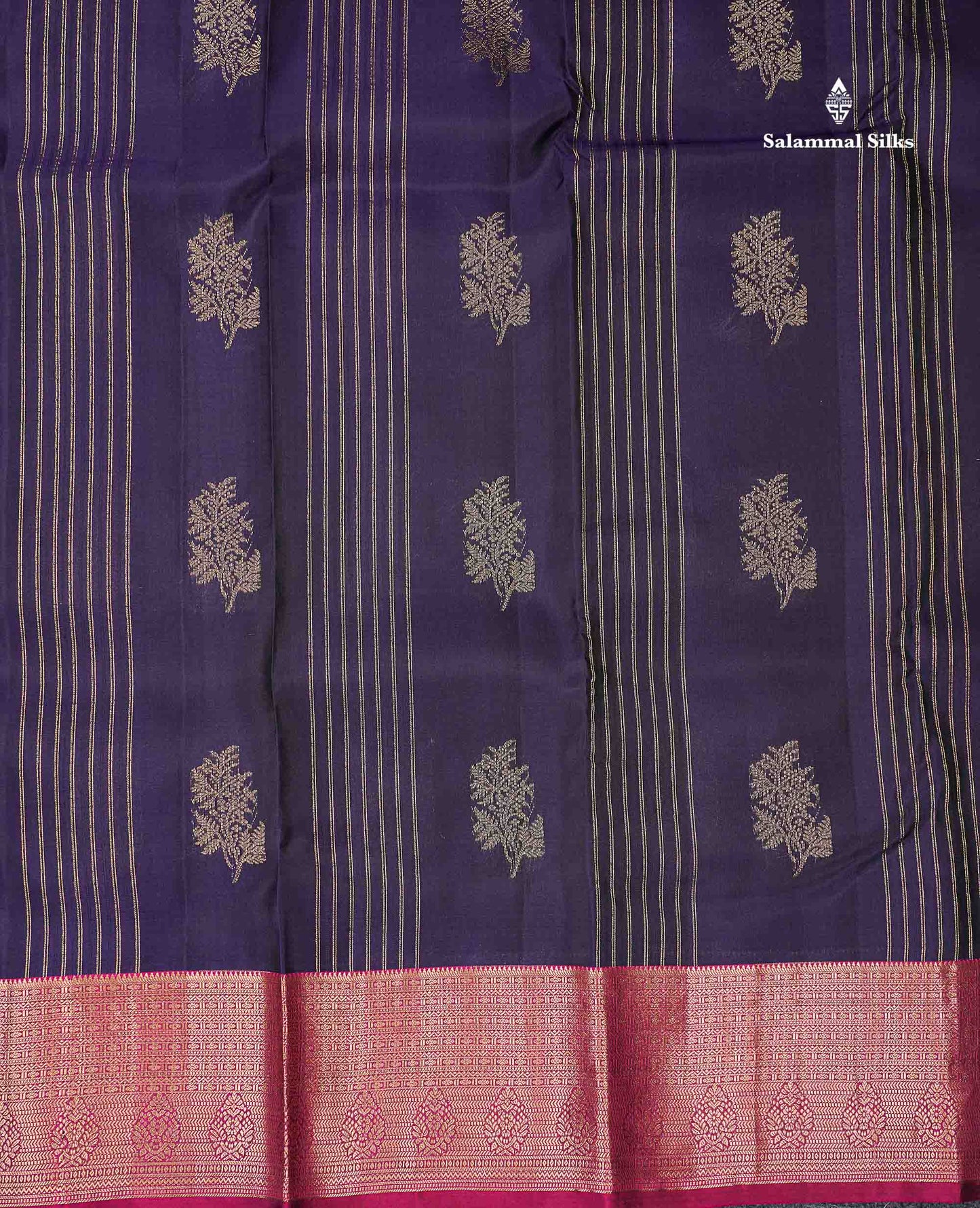 Beautiful Mango Yellow Zari Lines With Butta PureMix Silk Saree With Contrast Pink Traditional Border