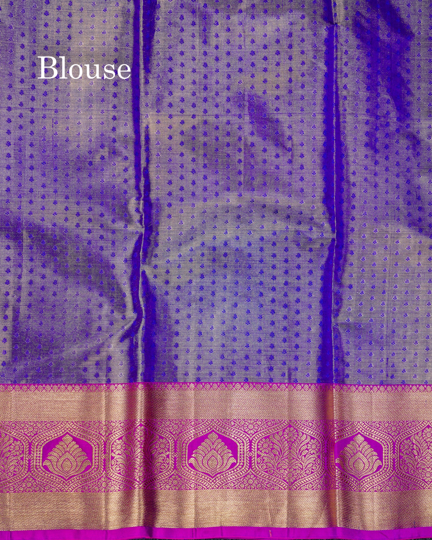 Beautiful Violet Tissue Bridal Puremix Silk Saree With Contrast Vadamalli Traditional Border