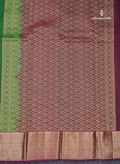 Beautiful Mango Yellow Zari Lines With Butta PureMix Silk Saree With Contrast Pink Traditional Border