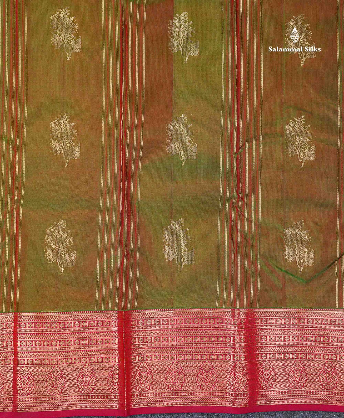 Beautiful Mango Yellow Zari Lines With Butta PureMix Silk Saree With Contrast Pink Traditional Border