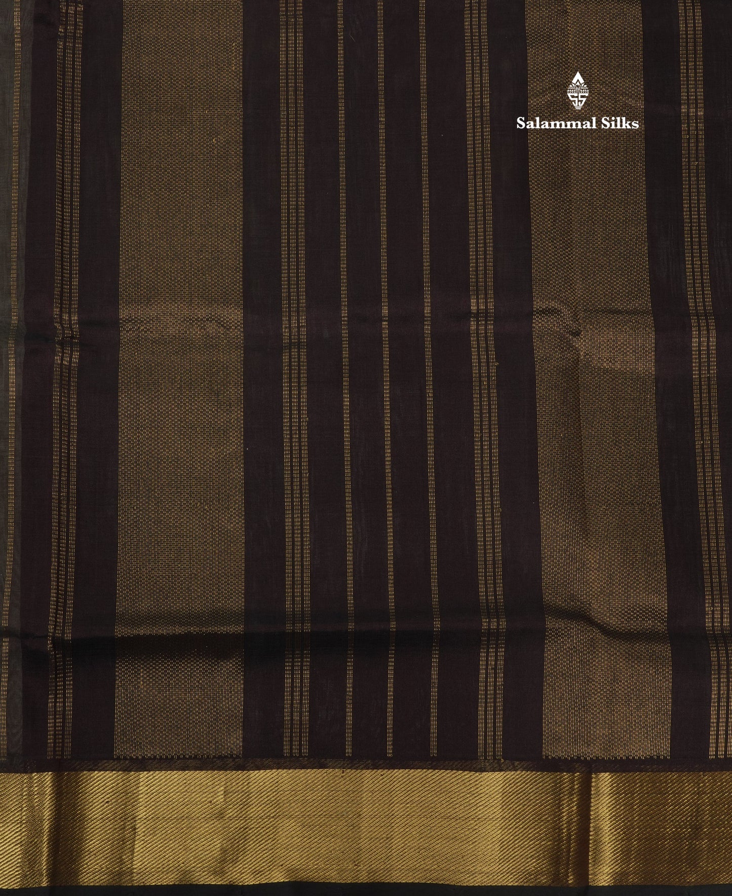 Half White Plain Pure Silk Cotton Saree With Gold Zari Border