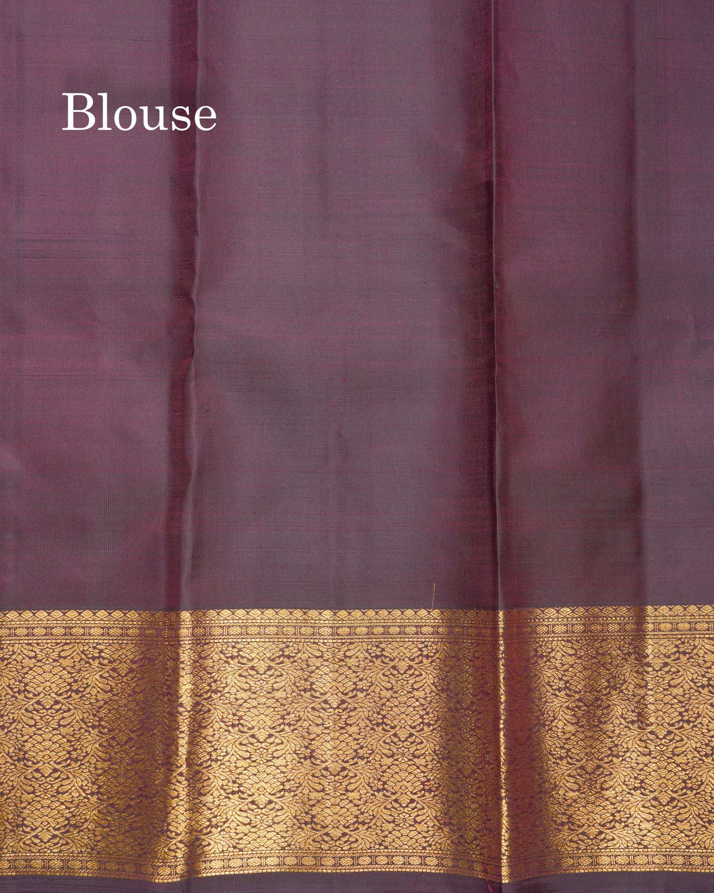 Rust Orange Traditional Butta Pure Kanjivaram Silk Saree With Contrast Dark Brown Border