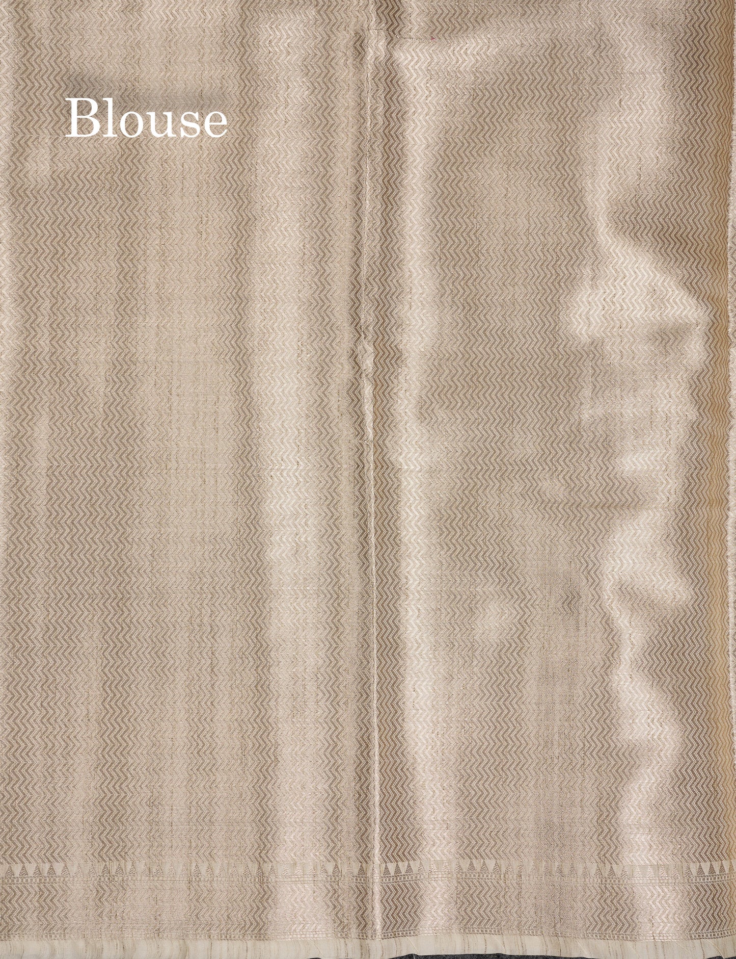 Beautiful Light Brown Jute Mix Saree With Small Fancy Border