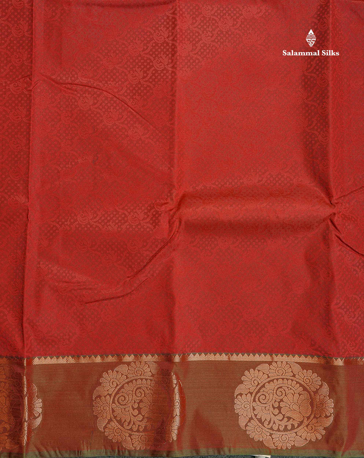 Semi Silk Saree - Maroon Colour Body With Contrast Saffire Green Blouse