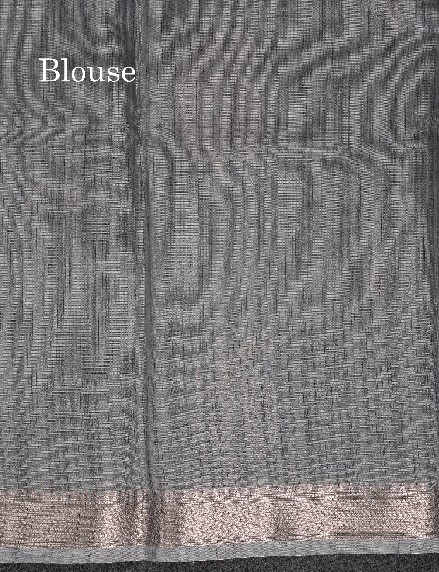 Beautiful Light Brown Jute Mix Saree With Small Fancy Border