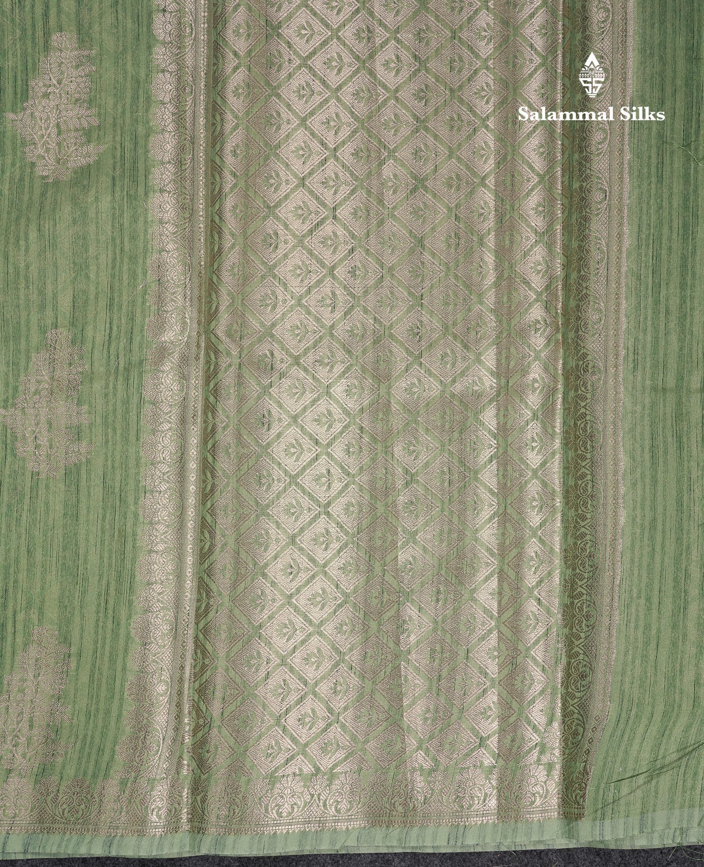 Beautiful Light Brown Jute Mix Saree With Small Fancy Border