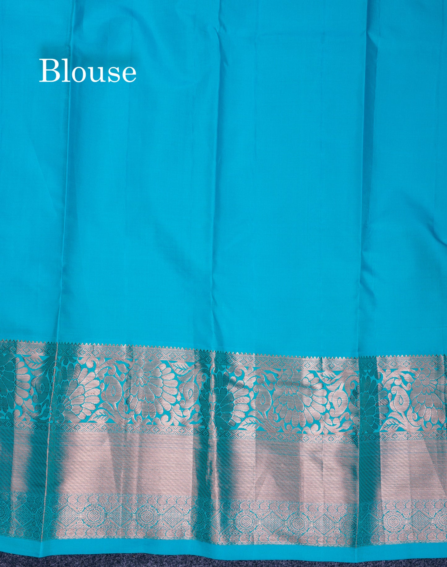 Beautiful Chocolate Bridal Puremix Silk Saree With Contrast Sapphire Blue Traditional Evening Morning Border