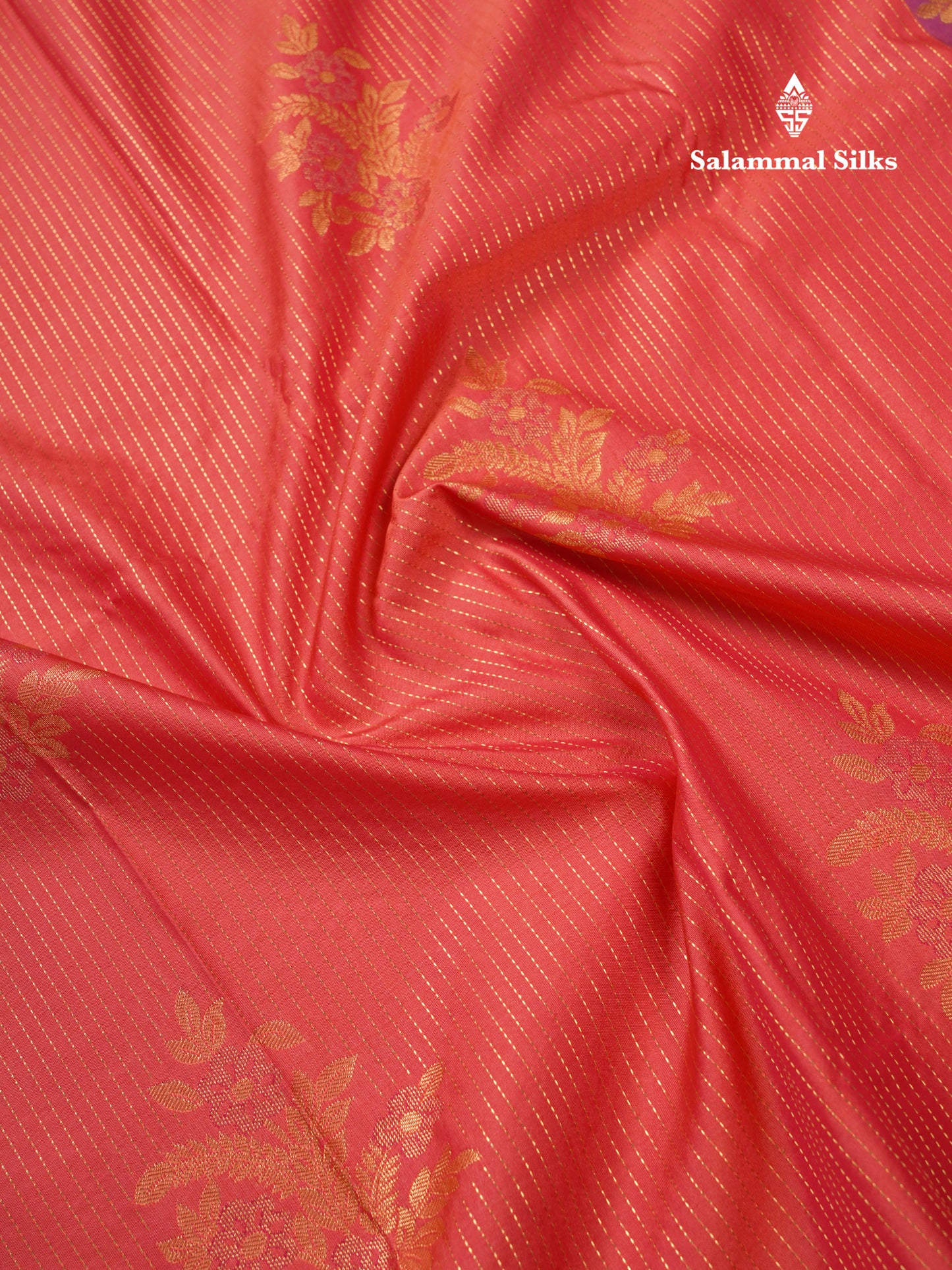 Elephant Grey Semi Silk Saree With Contrast Dark Purple Evening Morning Border