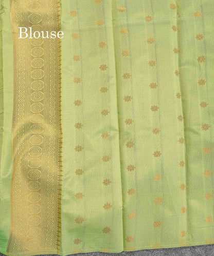 Semi Silk Saree - Navy Blue Colour Body With Contrast Manthulir Green Border