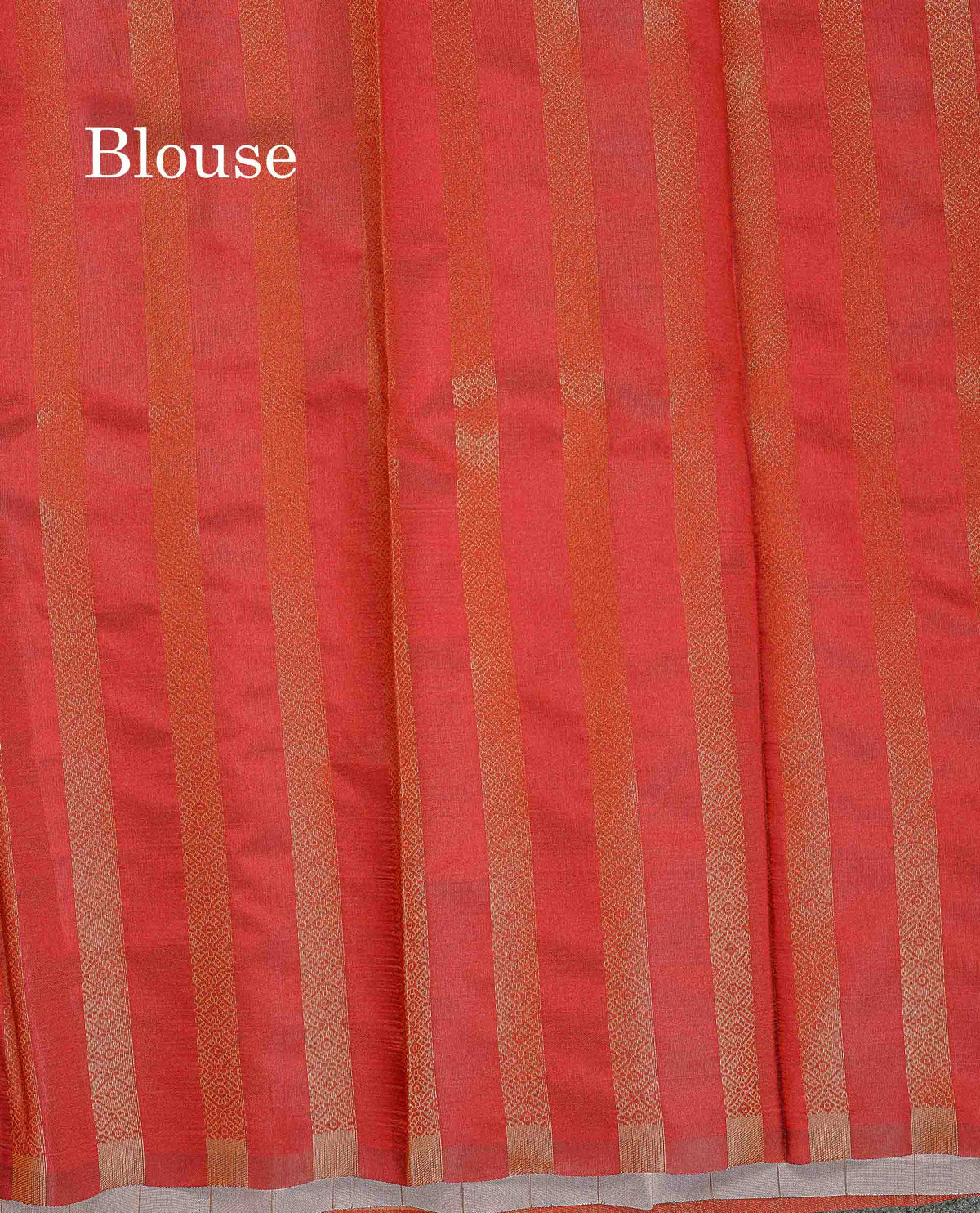 Semi Silk Saree - Peach Colour Body With Contrast Maroon Fancy Border