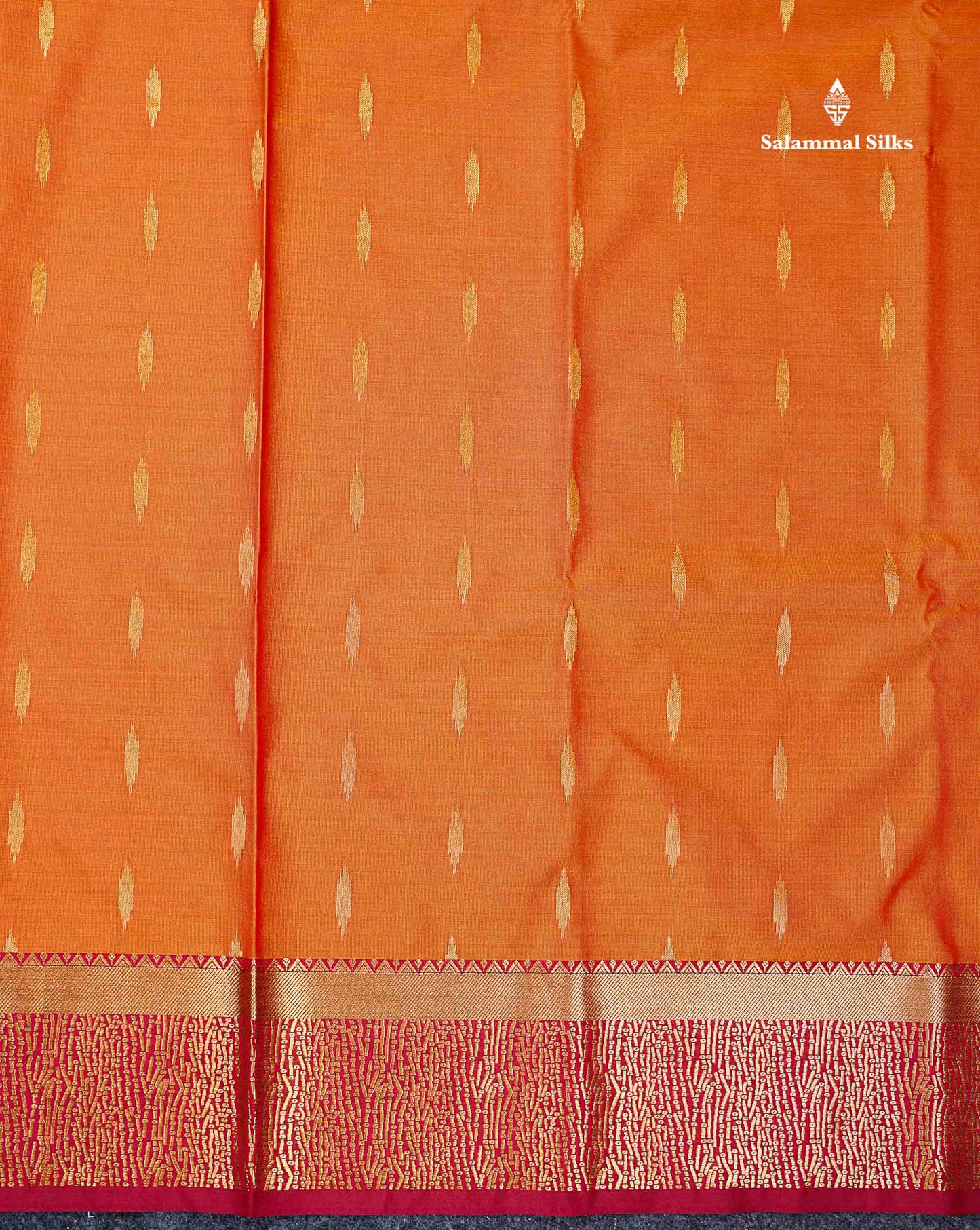 Beautiful Olive Green Malli Moggu Butta Semi Silk Saree With Contrast Dark Brown Fancy Border