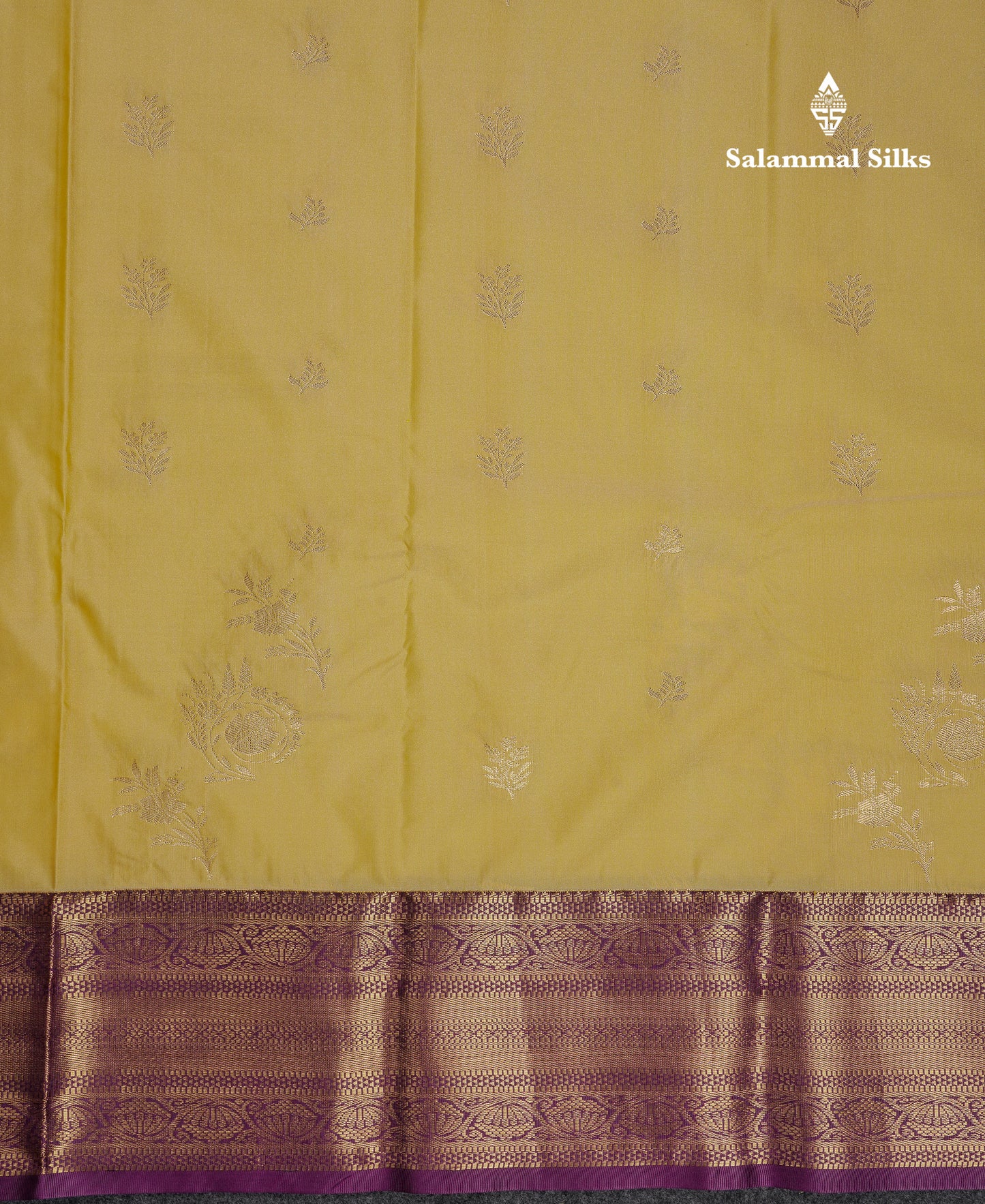 Beautiful Violet Semi Silk Saree With Contrast Baby Pink Traditional Border