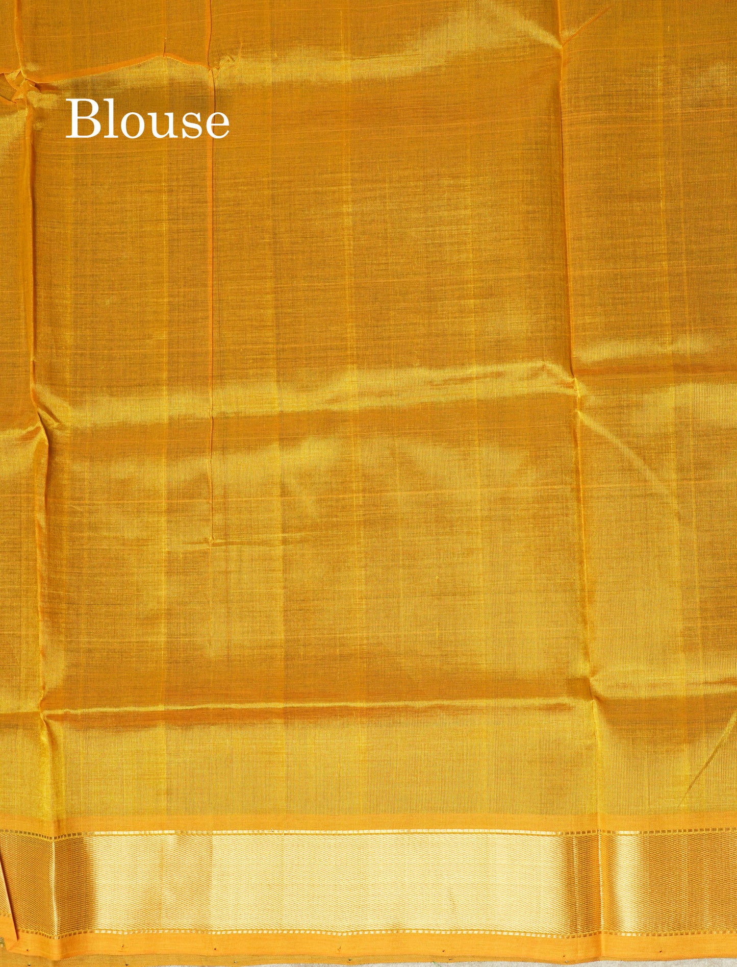Bottle Green Plain Pure Silk Cotton Saree With Contrast Mustard Yellow Border