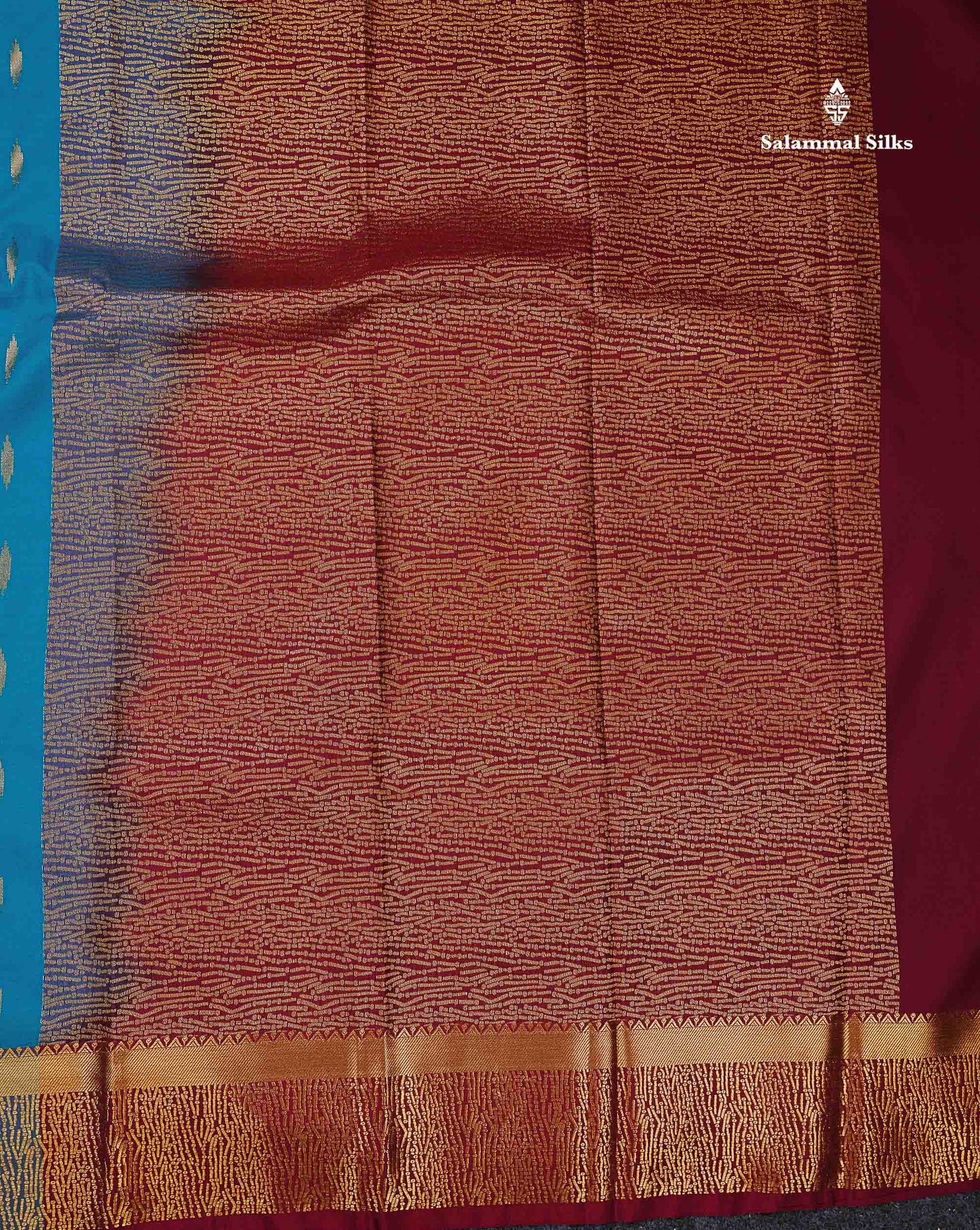 Beautiful Olive Green Malli Moggu Butta Semi Silk Saree With Contrast Dark Brown Fancy Border