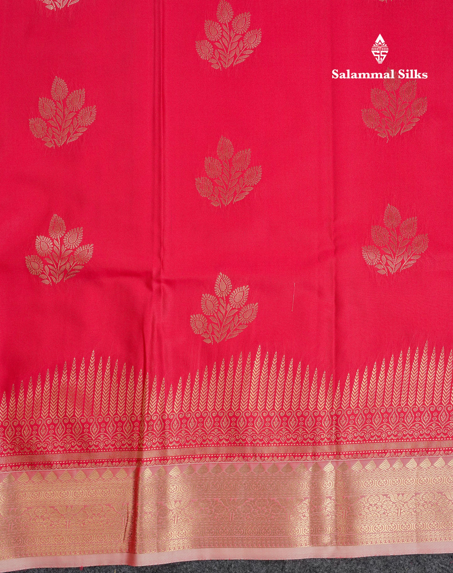 Beautiful Dual Tone Pink Semi Silk Saree With Contrast Dark Peach Traditional Border