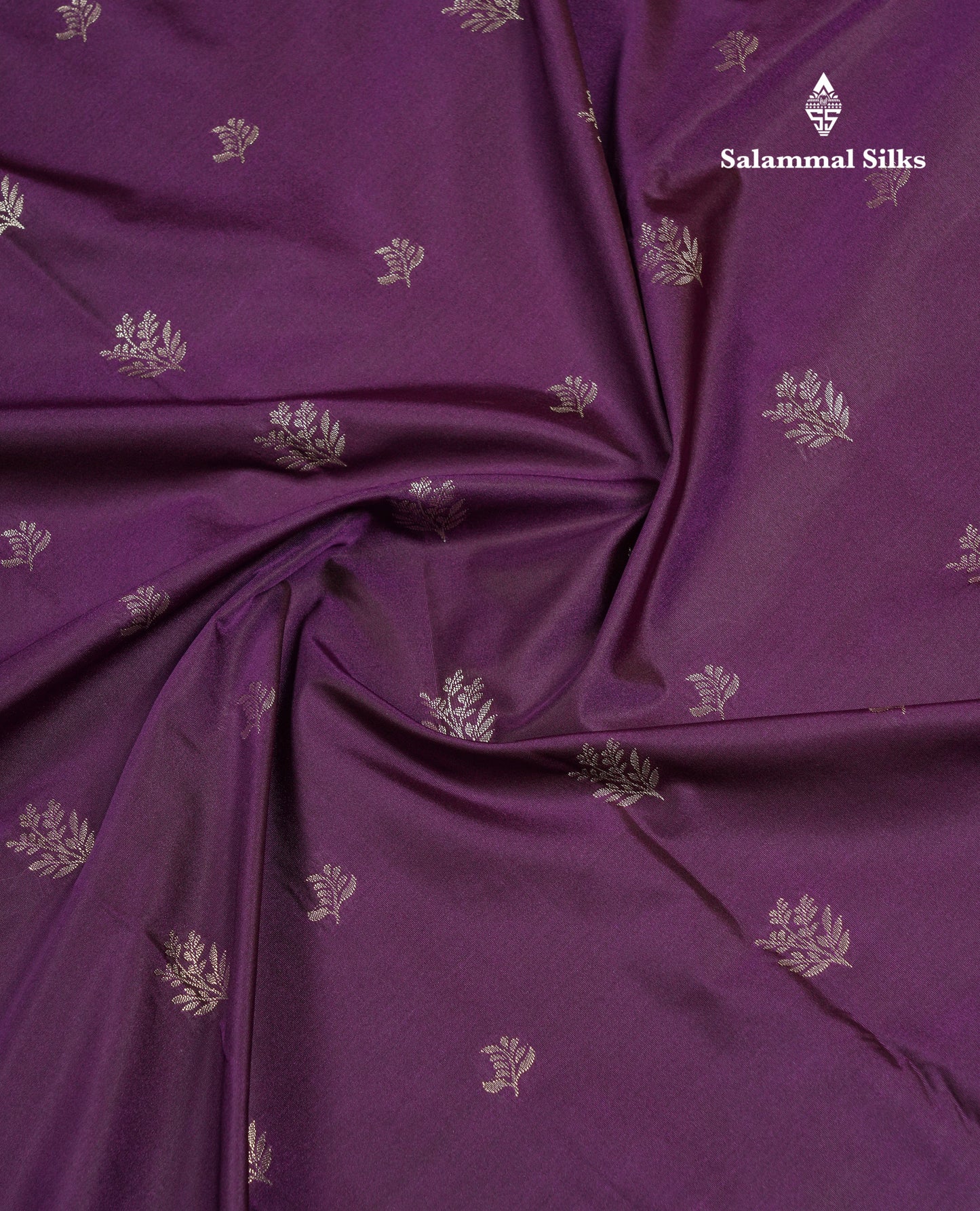 Beautiful Violet Semi Silk Saree With Contrast Baby Pink Traditional Border