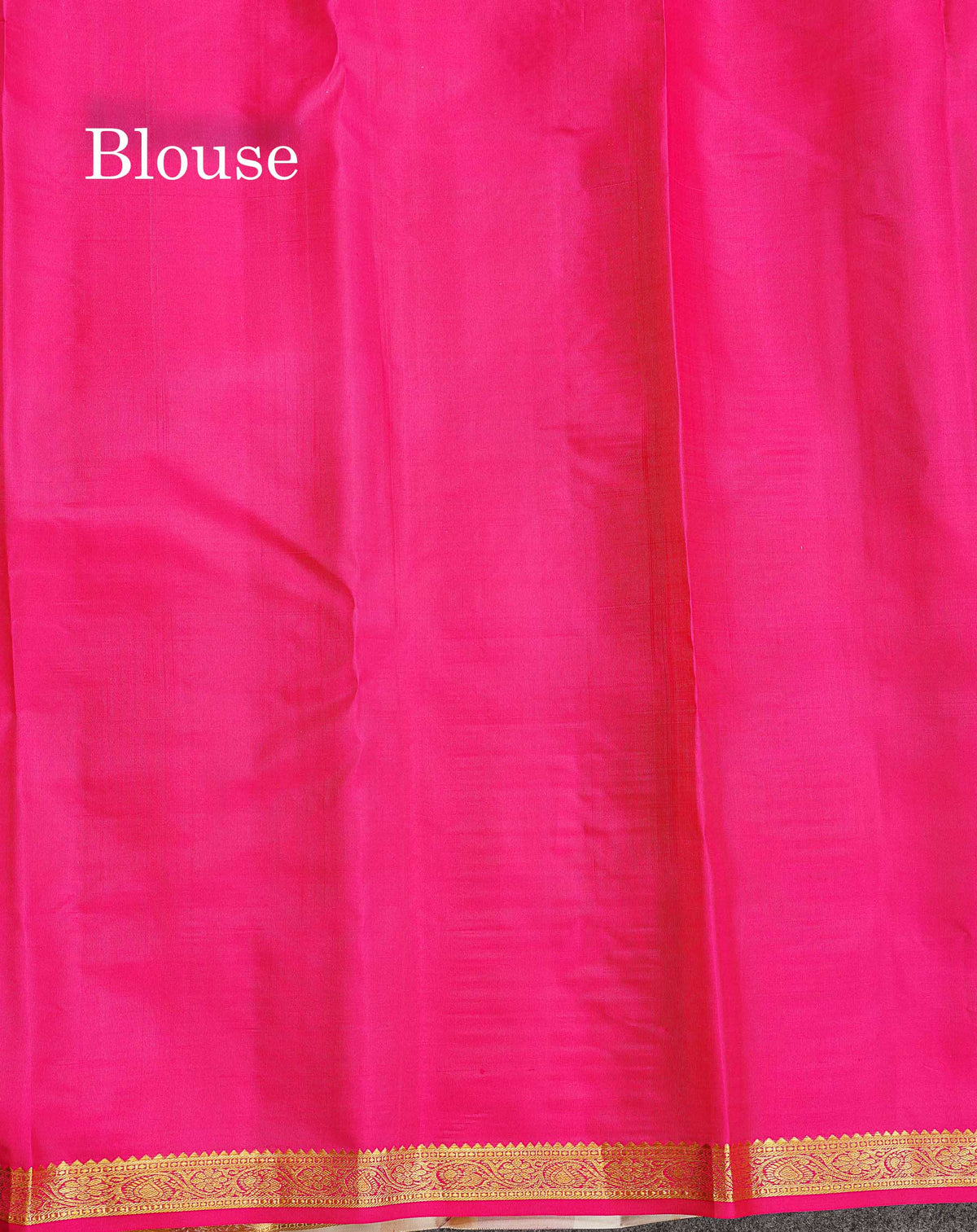 Pure Kanjivaram Silk Saree - Paalum Pazham Checks With Butta & Traditional Small Border
