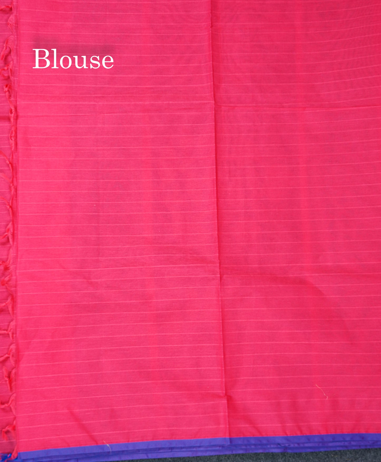 Beautiful Dual Tone Pink Menakari Thread Butta Pure Cotton Saree With Blouse