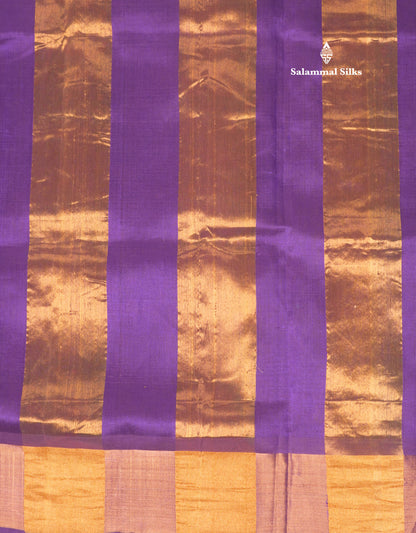 Beautiful Yellow Pichwa Print Pure Silk Cotton Saree With Copper Zari Border