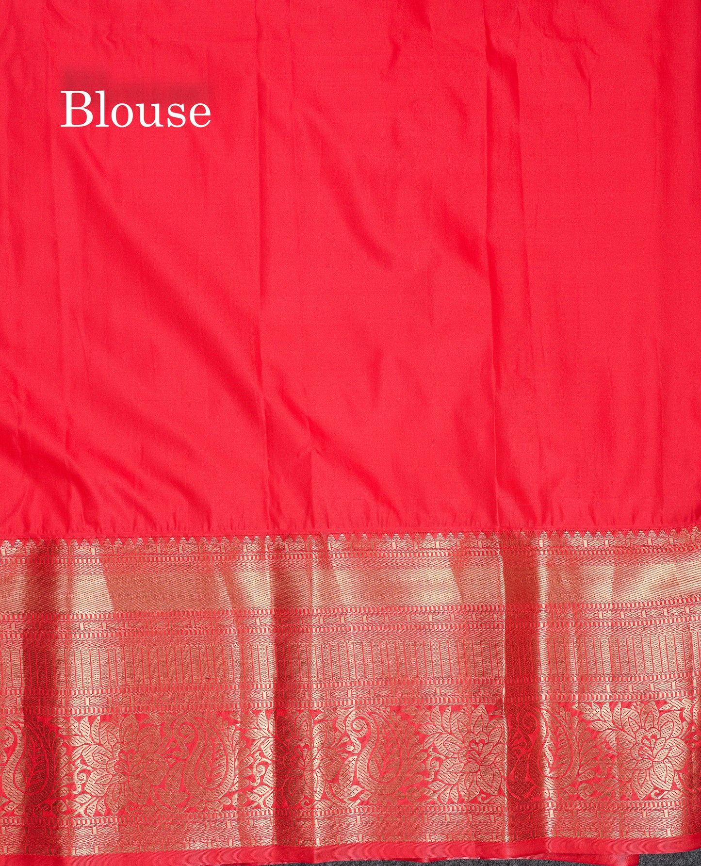 Beautiful Half White Semi Silk Saree With Contrast Chilly Red Traditional Evening Morning Border